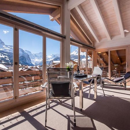 Chalet Schneehoren Penthouse 벤겐 외부 사진