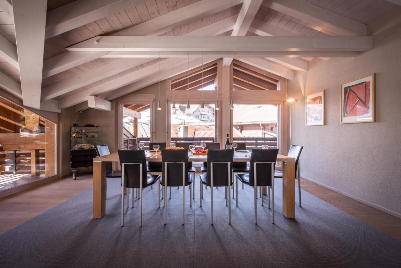 Chalet Schneehoren Penthouse 벤겐 외부 사진
