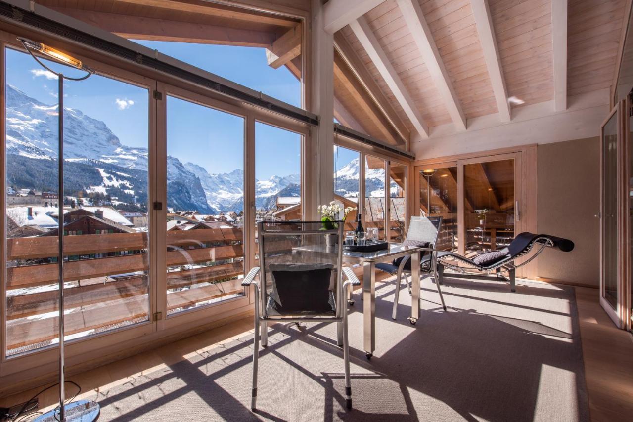 Chalet Schneehoren Penthouse 벤겐 외부 사진