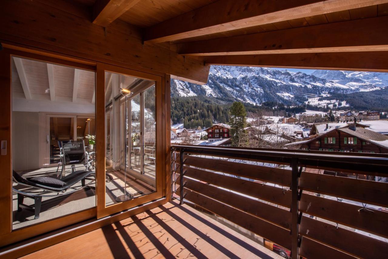 Chalet Schneehoren Penthouse 벤겐 외부 사진
