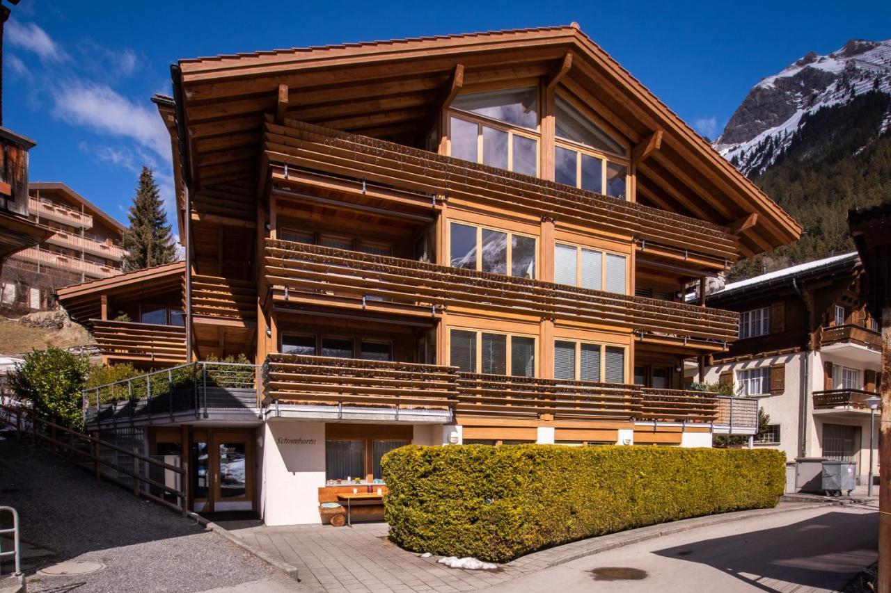 Chalet Schneehoren Penthouse 벤겐 외부 사진