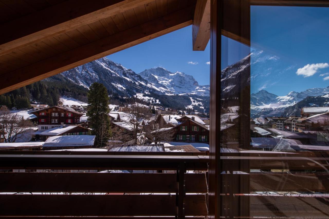 Chalet Schneehoren Penthouse 벤겐 외부 사진