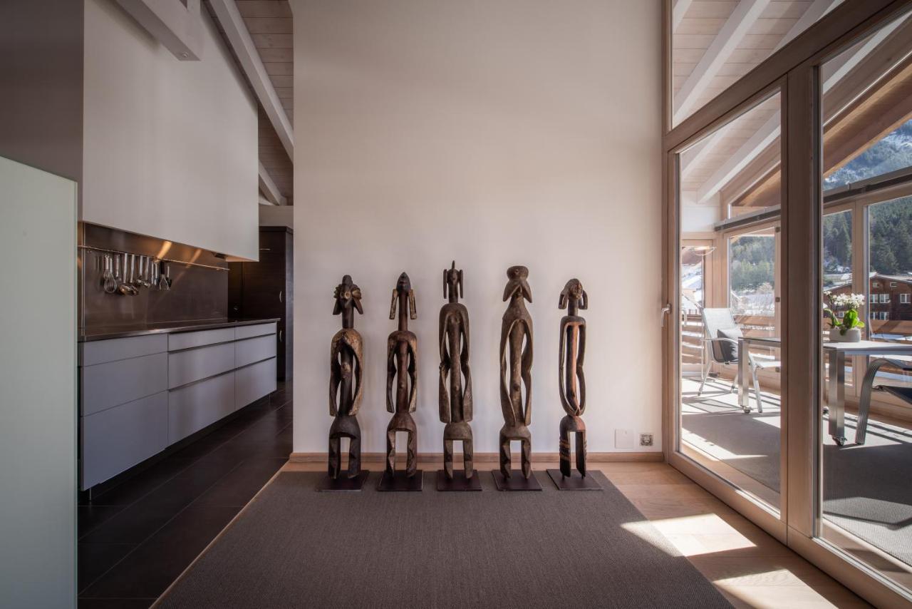 Chalet Schneehoren Penthouse 벤겐 외부 사진