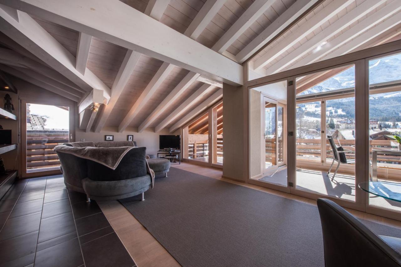 Chalet Schneehoren Penthouse 벤겐 외부 사진