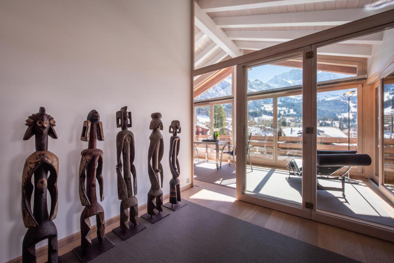 Chalet Schneehoren Penthouse 벤겐 외부 사진