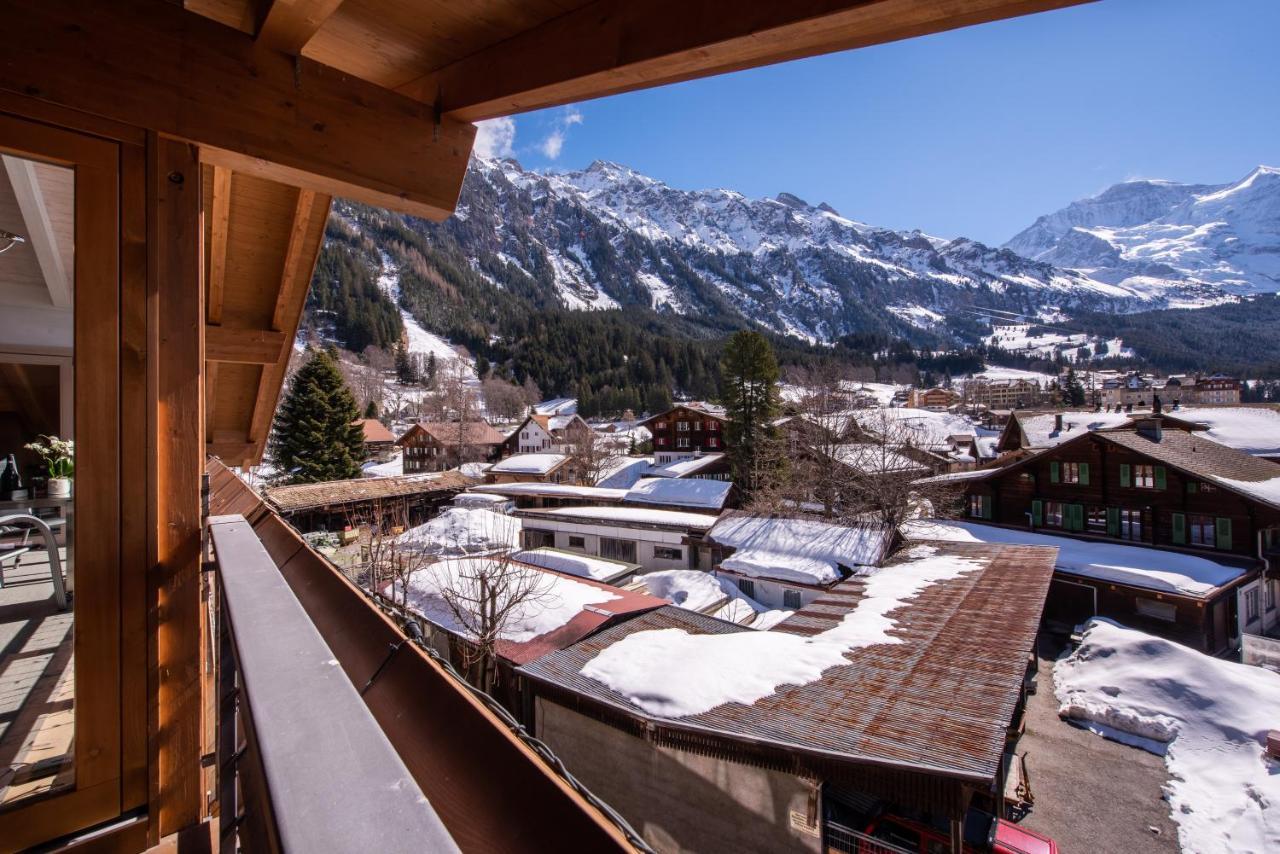 Chalet Schneehoren Penthouse 벤겐 외부 사진
