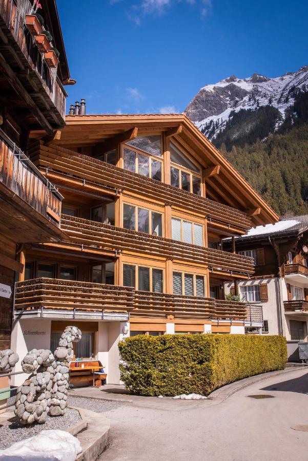 Chalet Schneehoren Penthouse 벤겐 외부 사진
