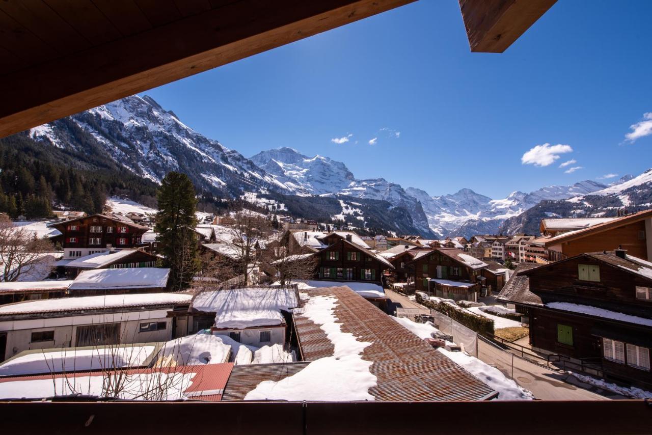 Chalet Schneehoren Penthouse 벤겐 외부 사진